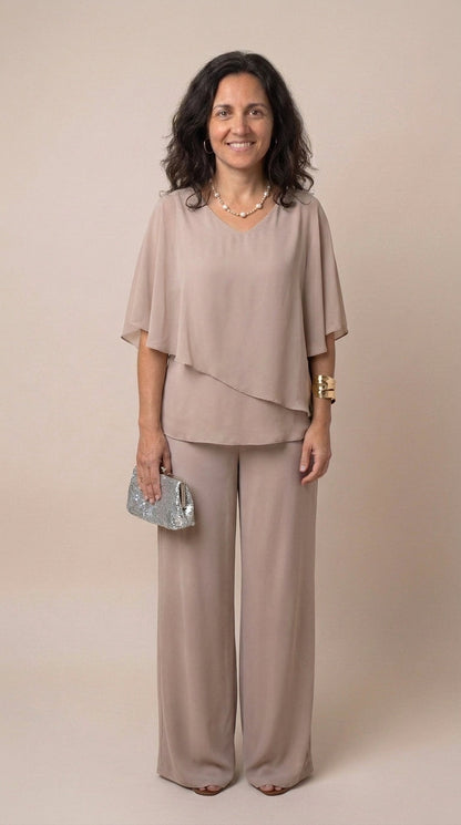 Sarina™ Conjunto Elegante de Dos Piezas