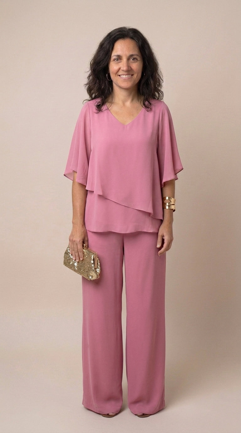 Sarina™ Conjunto Elegante de Dos Piezas