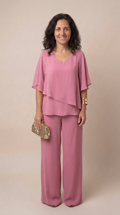 Sarina™ Conjunto Elegante de Dos Piezas