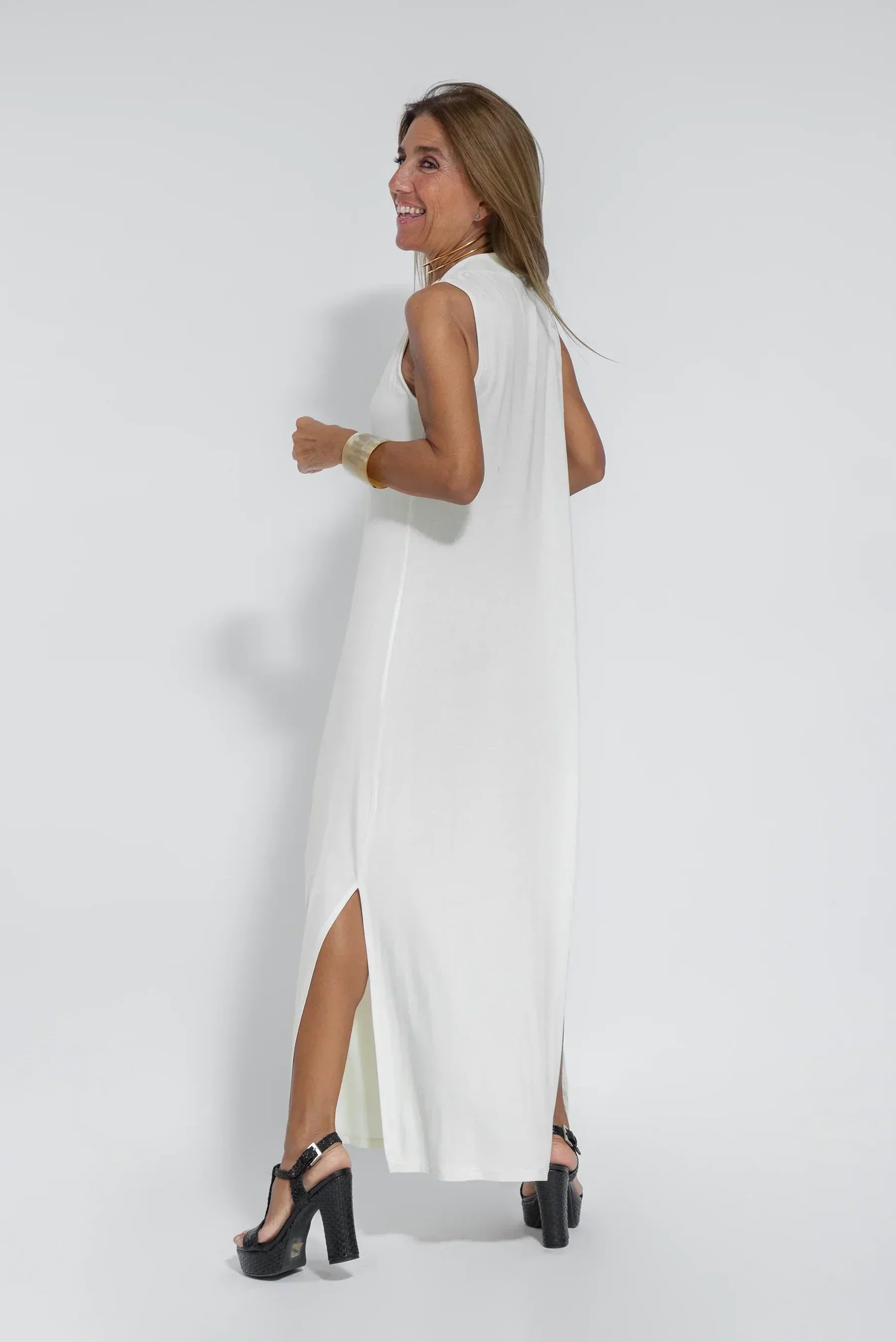 Aroa - Conjunto de vestido y chaleco