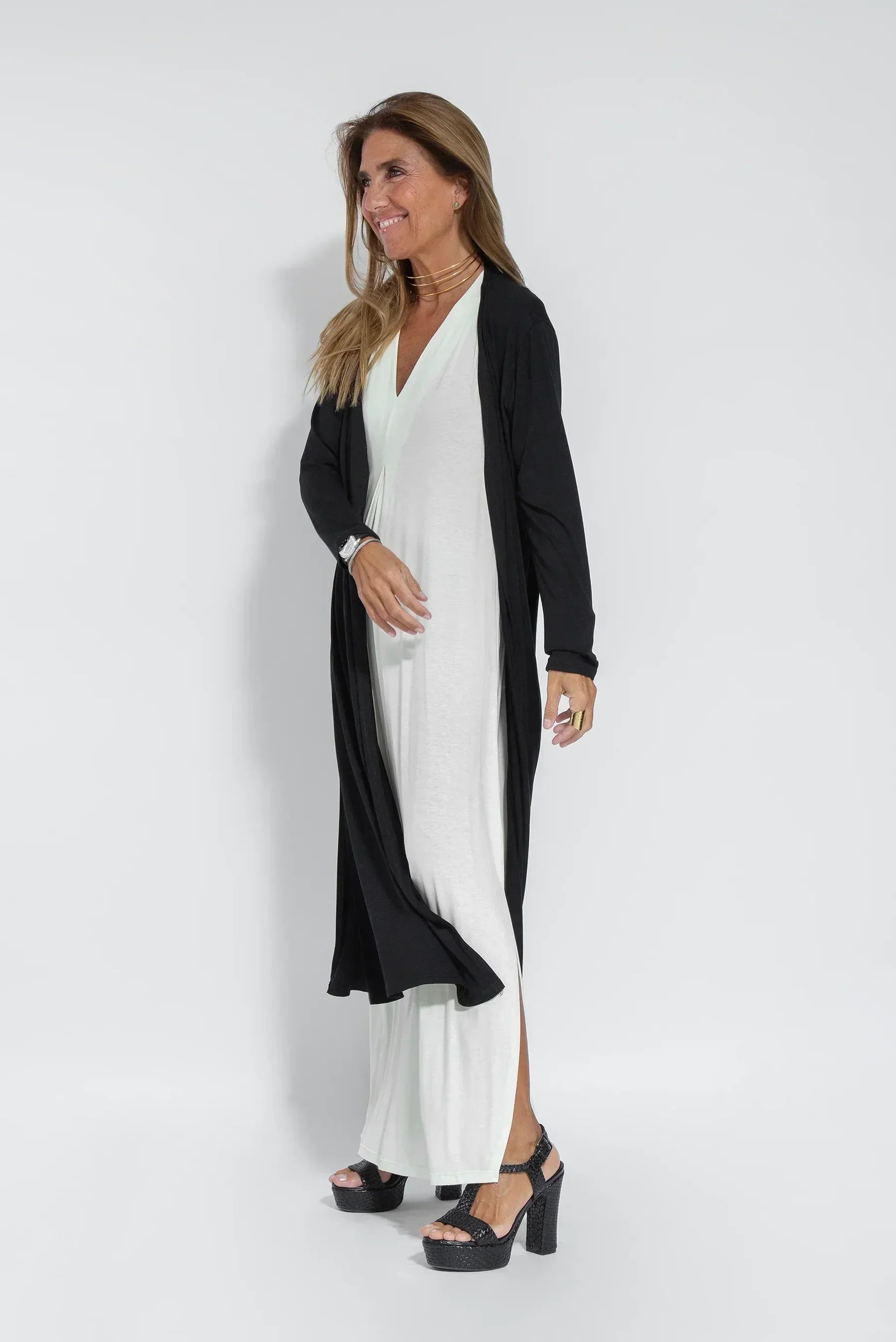 Aroa - Conjunto de vestido y chaleco