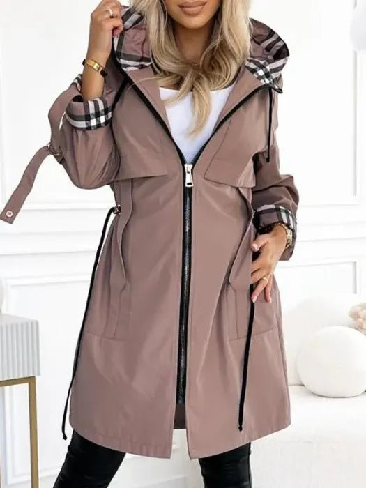 Vega | Chubasquero Impermeable con Capucha Mujer Cremallera